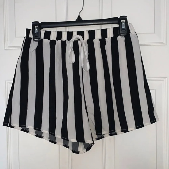 Shein striped sheer shorts  - Picture 1 of 3